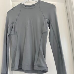 Lululemon Rhino Grey Long Sleeve Top, Size 4